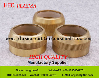 Materiais de consumo do plasma de Kjellberg do tampão de proteção do metal, retendo o tampão