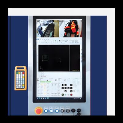 Máquina de corte a laser de fibra com mesa de troca de caixa completa