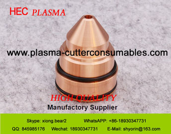 Bocal 0558011619 da tocha de plasma de Esab 0558010722 0558011625, elétrodo 0558009520 do plasma